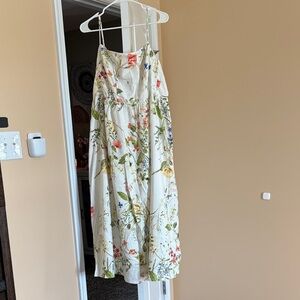 Floral Spaghetti Strap Dress